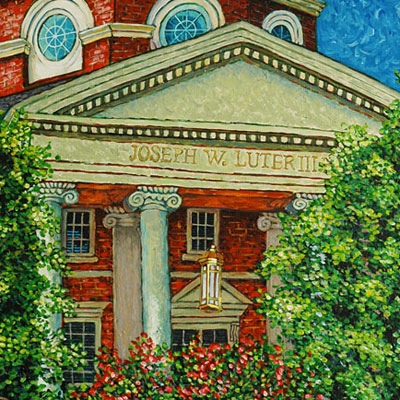 Joseph W Lutter III Bldg (2014) 24 x 36 inches, an example of Impressionzm