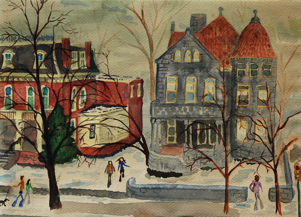 Franklin Street Painting by Scot Turner