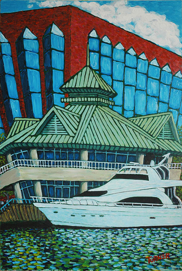 Hampton Visitors Center Painting by Scot Turner