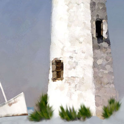New Point Light (2002) 18 x 24 inches, an example of Digital Art