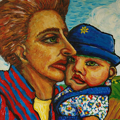 On the Plain After a Rain (2012) 24 x 36 inches, an example of Hoi Polloi Xpressionizm