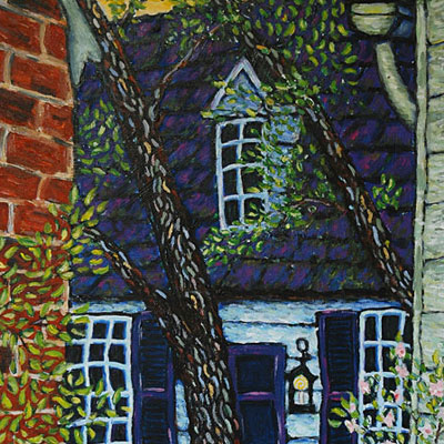 Colonial Zephyr (2012) 24 x 36 inches, an example of Impressionzm