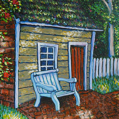 Colonial_Impression (2014) 24 x 36 inches, an example of Impressionzm