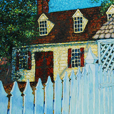 Doctors Stables (2014) 36 x 24 inches, an example of Impressionzm