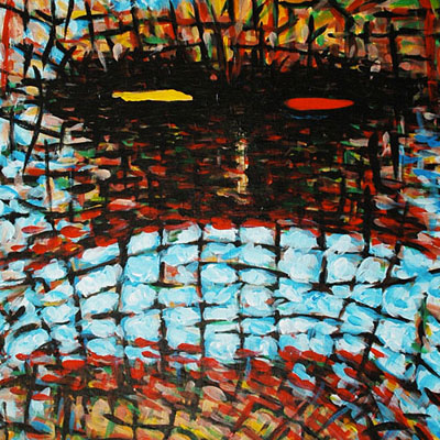Origin of Identity (2015) 36 x 36 inches, an example of BrandMill Xpressionizm