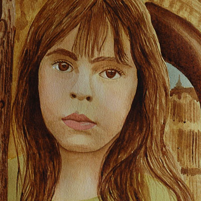 Tawny, 14.25 x 23.25 inches, an example of Scot Turner Early Painting