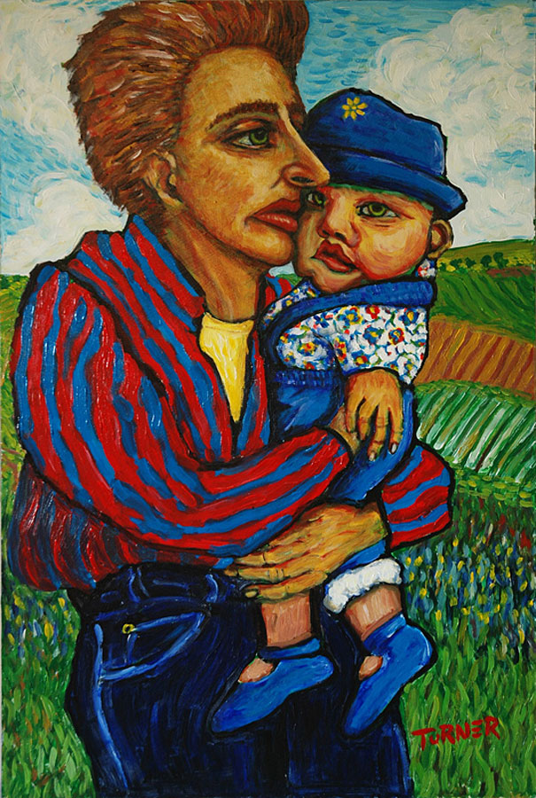 On the Plain After a Rain Painting by Scot Turner